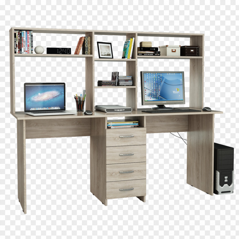 Table Computer Desk Drawer Furniture PNG