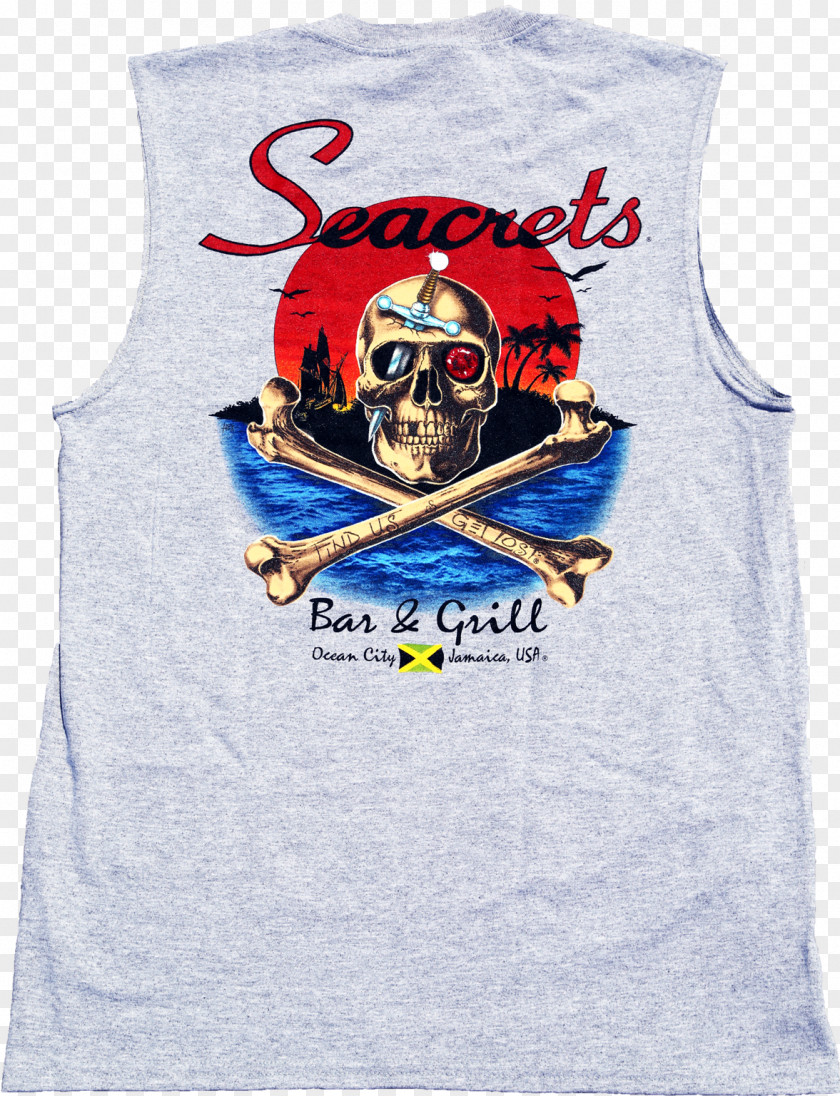 Tshirt T-shirt Active Tank M Skull -m- Black Sleeveless Shirt PNG