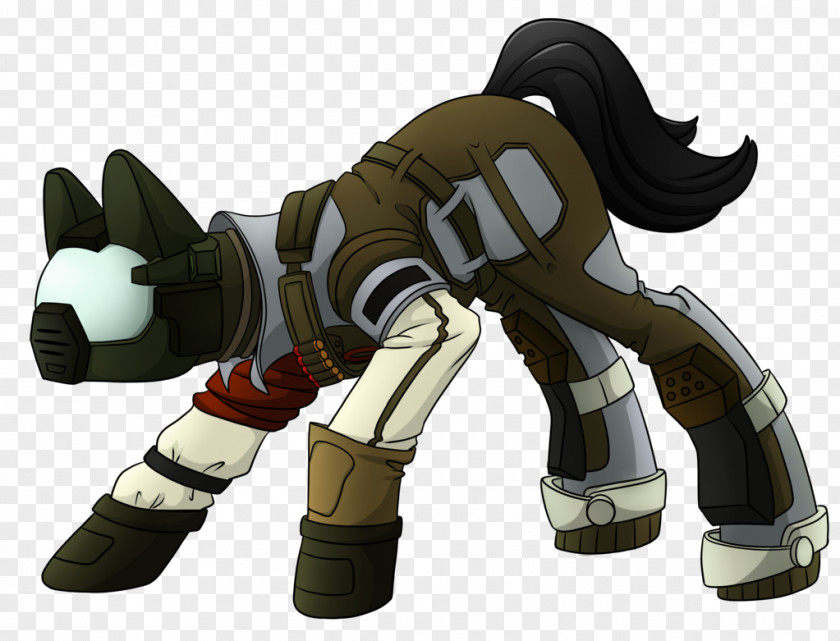 Horse Figurine Protective Gear In Sports Cartoon PNG