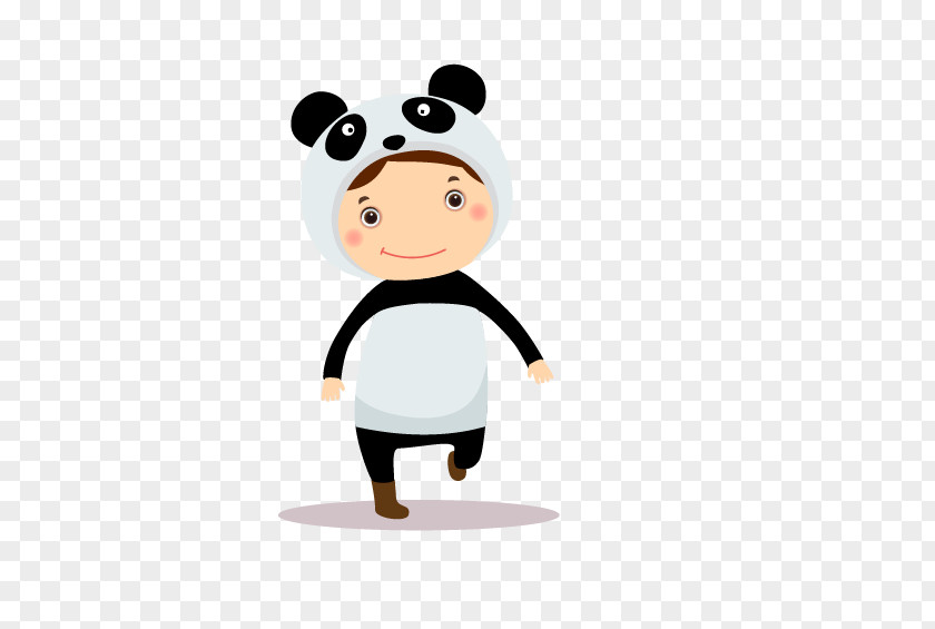 Panda Prince Costume Child Clip Art PNG