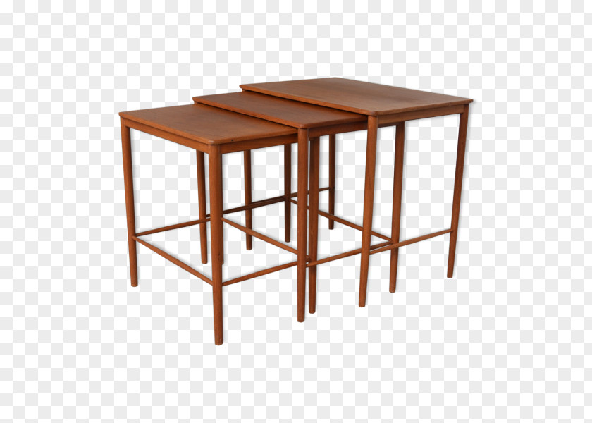 Table Gigogne Coffee Tables Furniture Teak PNG