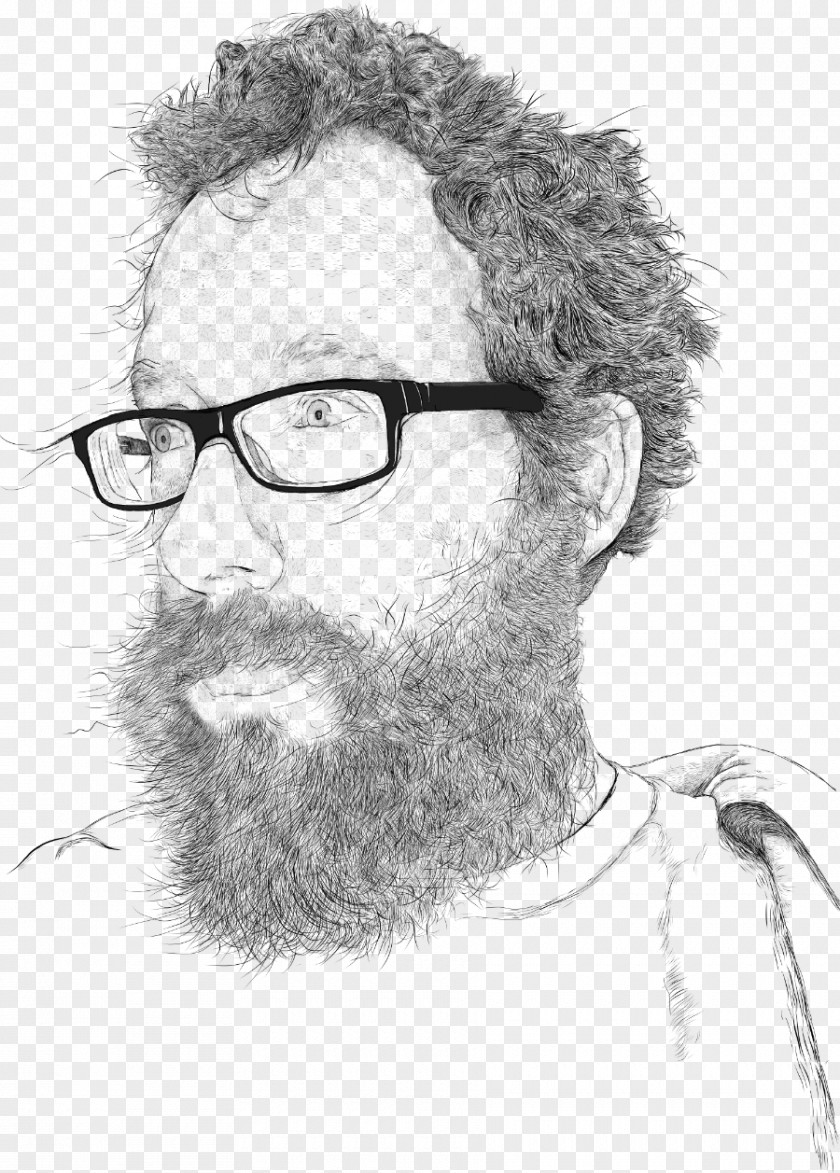 Beard Drawing Information Sketch Image PNG