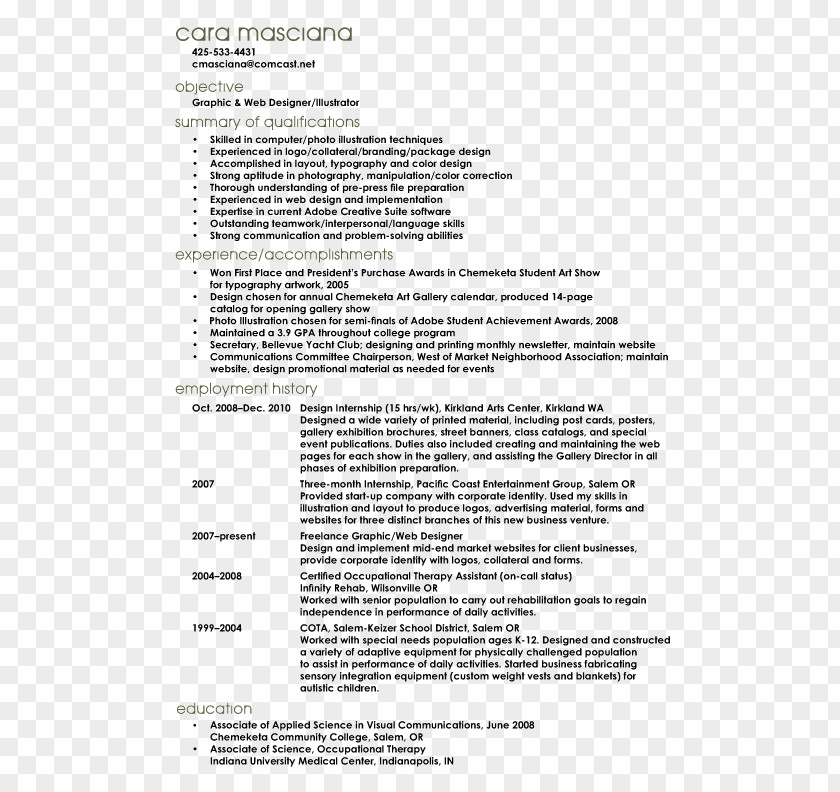 Graphical Resume Document Résumé Prepress Curriculum Vitae Computer Software PNG