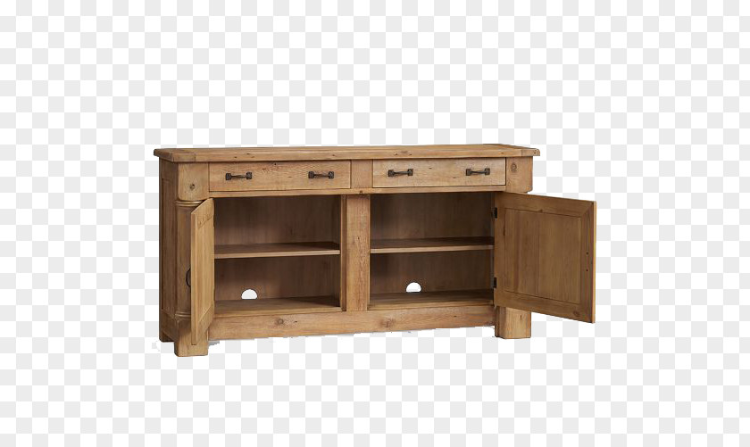 Hand Drawn Cartoon TV Cabinet Sideboard Cabinetry Reclaimed Lumber Drawer Furniture PNG