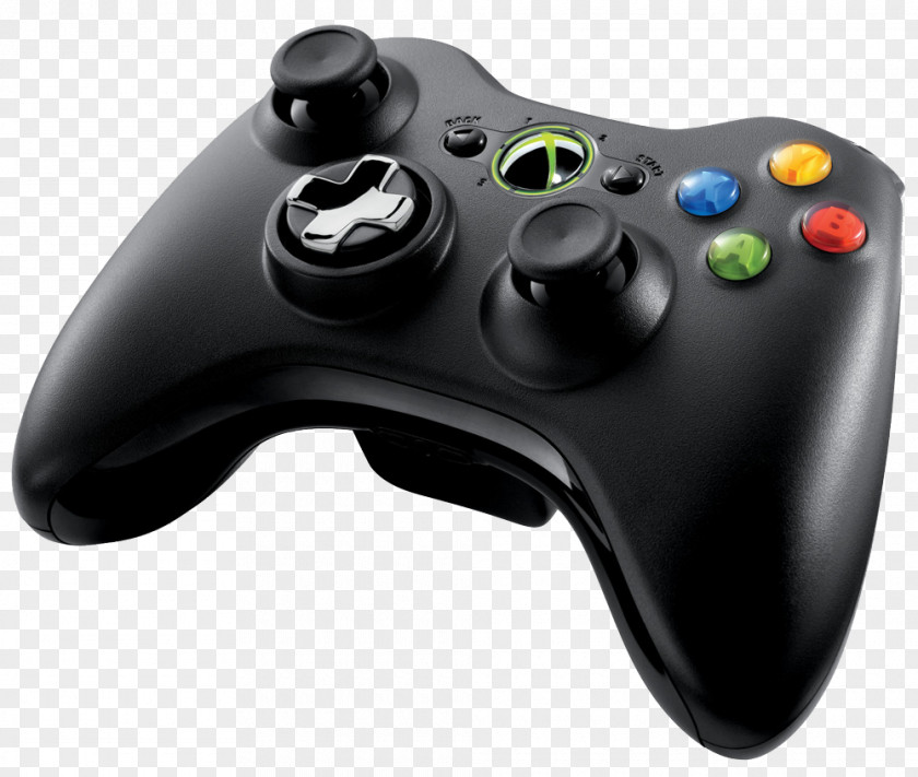 Microsoft Gamepad For Pc Xbox 360 Controller One Black Kinect PNG