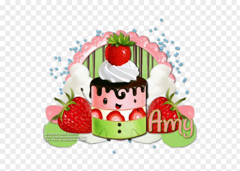 Strawberry Torte Cake Decorating Buttercream PNG