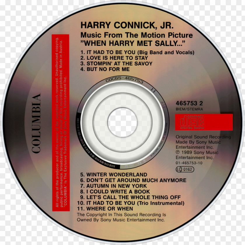 When Harry Met Sally Compact Disc Xscape Hummin' Comin' At 'Cha Album Adam And The Ants PNG