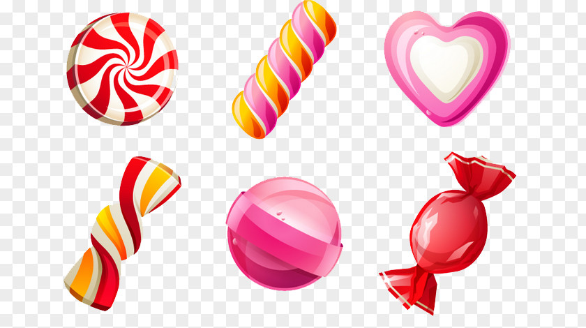 Cartoon Candy Lollipop Cotton Sweetness PNG