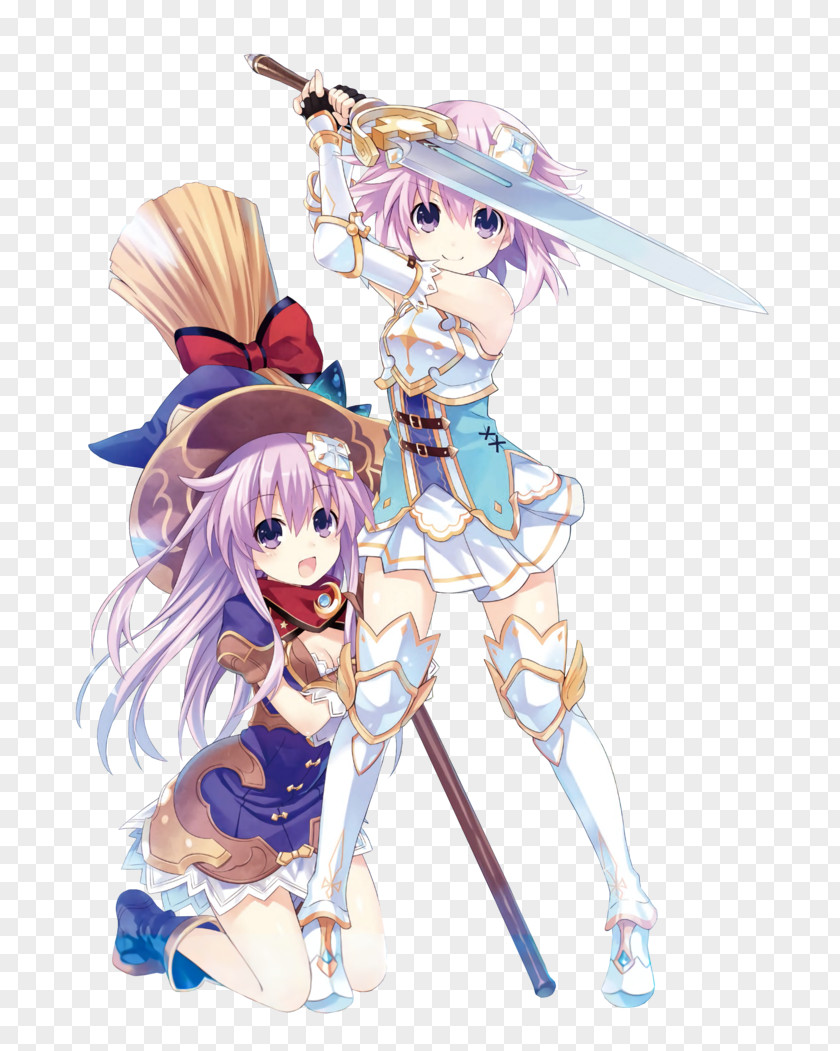 Cyberdimension Neptunia: 4 Goddesses Online 四女神オンライン Cyber Dimension Neptune 公式コンプリートガイド+ビジュアルコレクション Compile Heart Idea Factory Rendering PNG