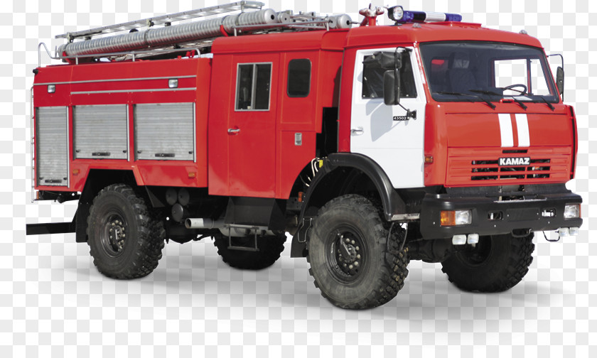 Firefighter Fire Engine Department Kamaz Car PNG
