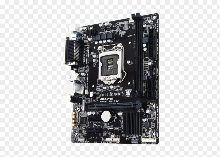 Intel DDR4 SDRAM LGA 1151 Motherboard MicroATX PNG