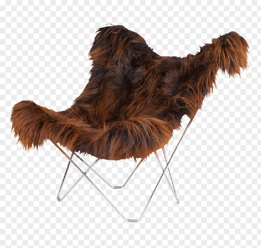 Jorge Ferrarihardoy Fur Sheepskin Chair Leather Copper PNG