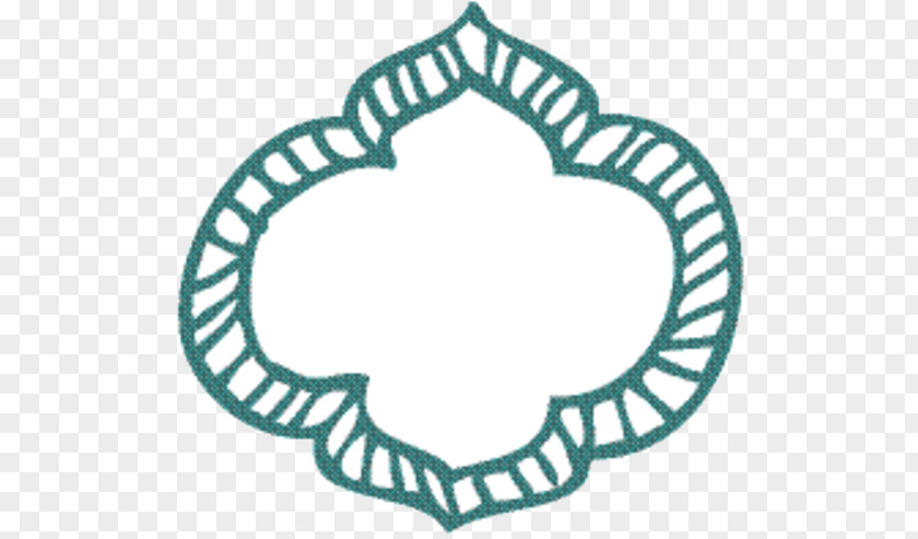 Line Art Leaf Circle PNG