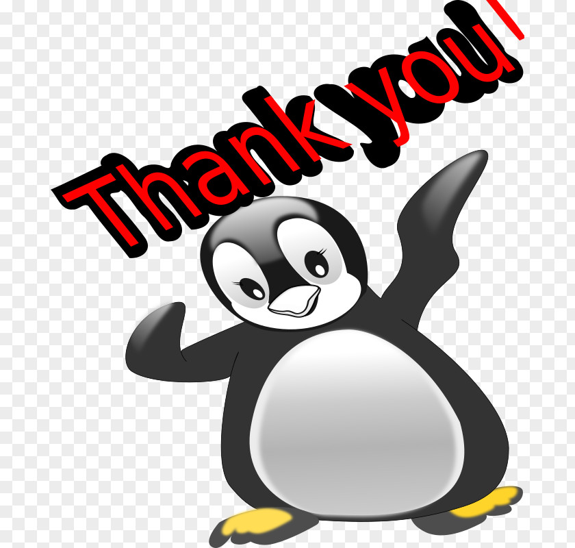 Thanks Clipart Penguin YouTube Bird Clip Art PNG
