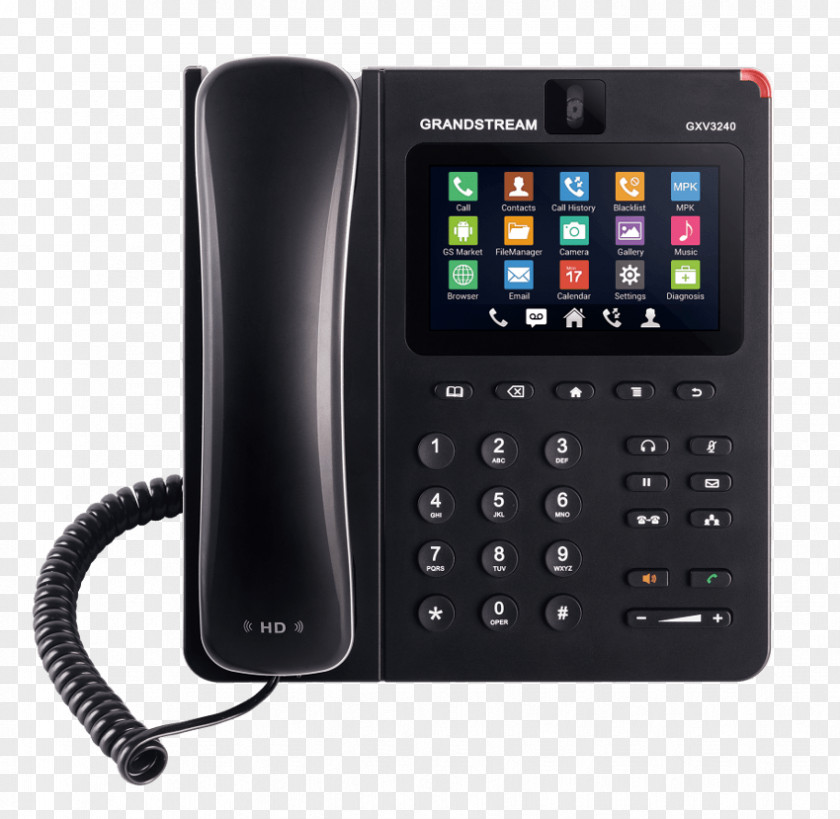 Android Grandstream Networks GXV3240 VoIP Phone Telephone GXV3275 PNG