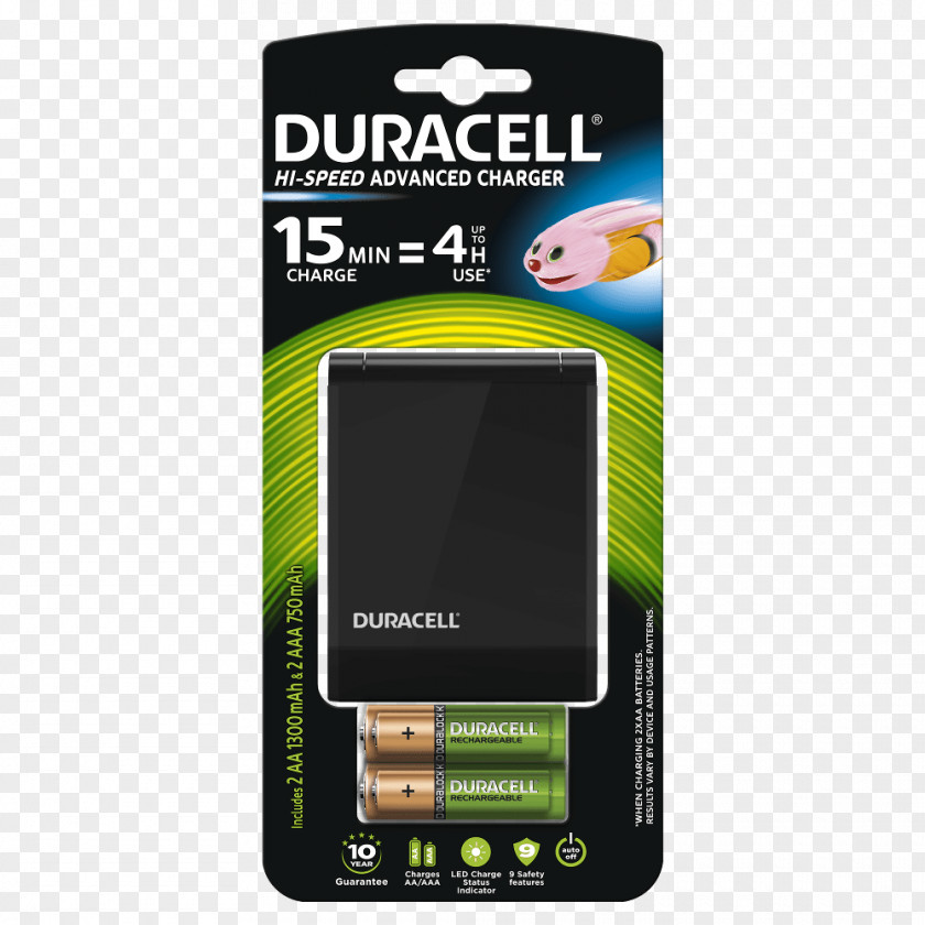 Battery Charger Duracell Electric Rechargeable AAA PNG