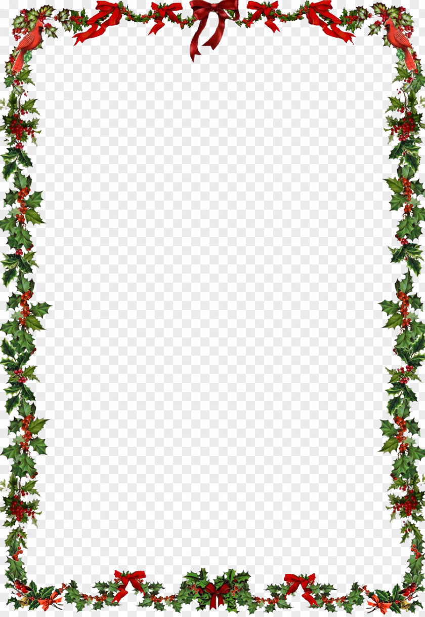 Christmas Frame Clipart Ornament Santa Claus Clip Art PNG