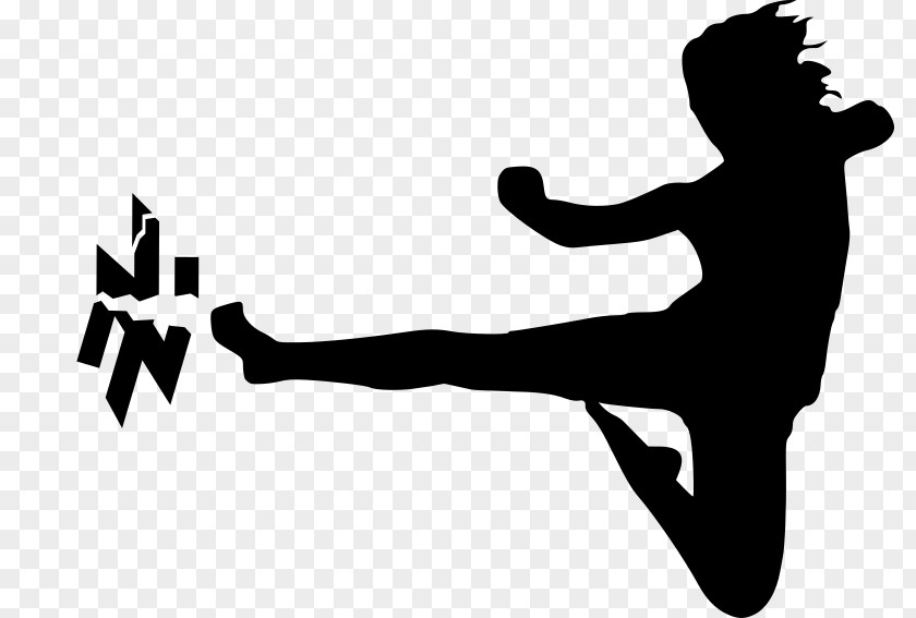 Fascism Karate Martial Arts Flying Kick Clip Art PNG