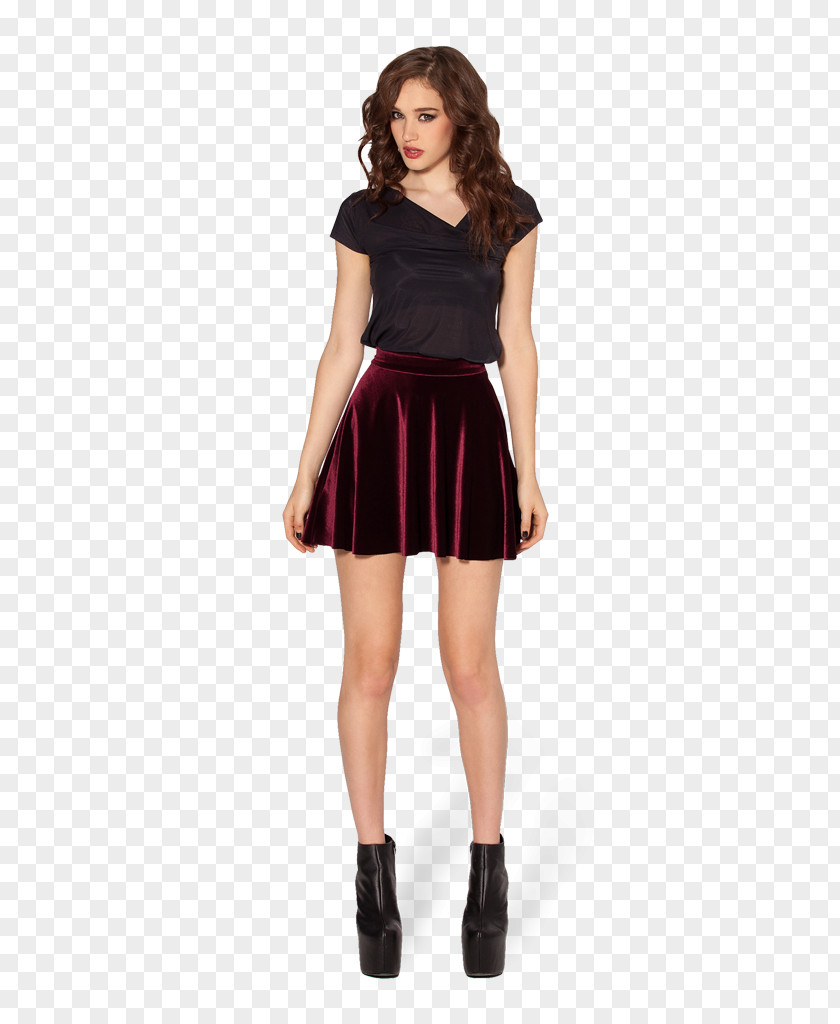 Velvet Miniskirt Pret-a-Dress.com PNG