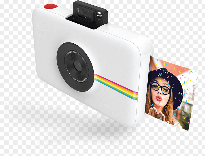 1080pWhite Polaroid Corporation Instant CameraCamera Snap Touch 13.0 MP Compact Digital Camera PNG