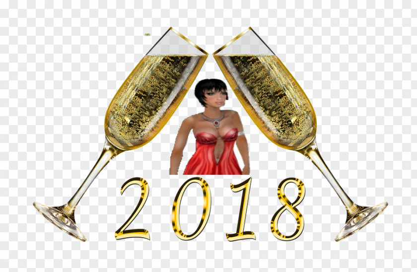 Champagne Glass New Year's Eve Day PNG