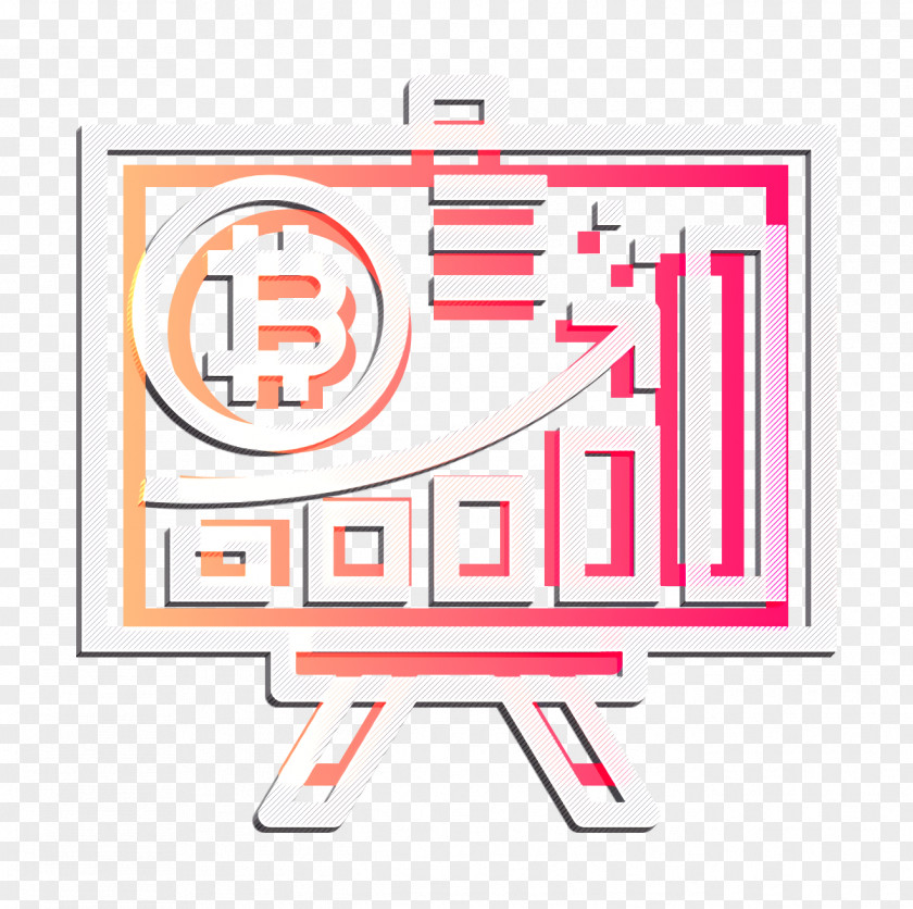 Diagram Icon Bitcoin PNG