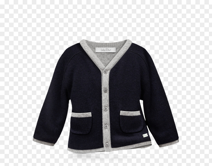 Jacket Cardigan Sleeve Black M PNG