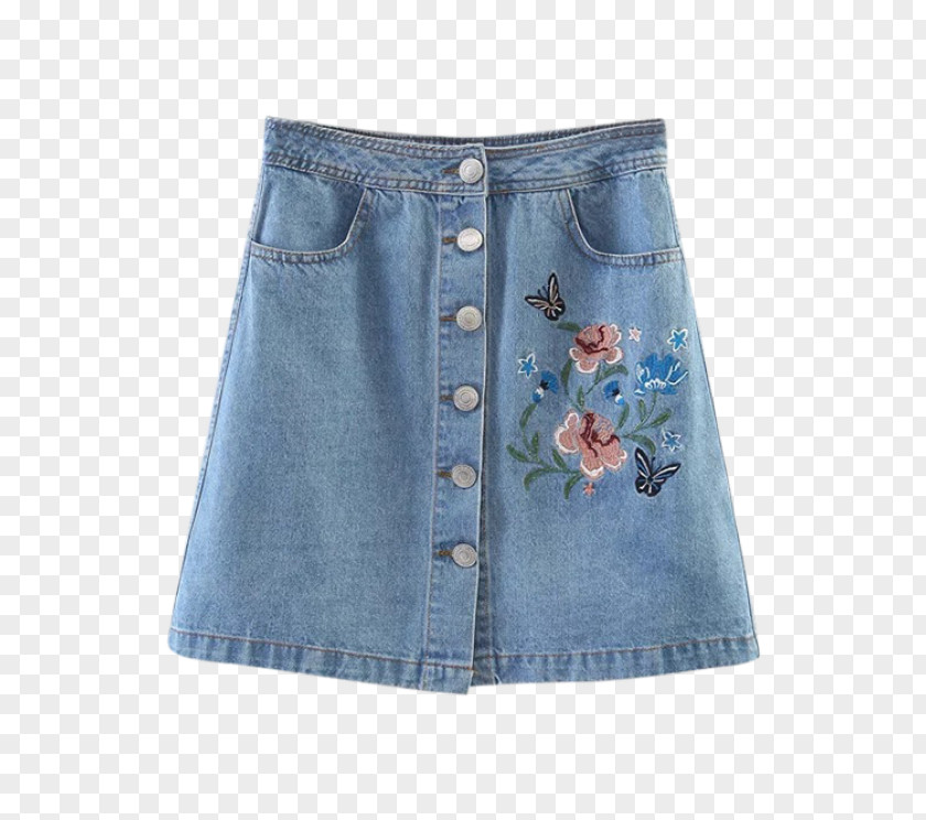 Jeans Denim Skirt Fashion PNG