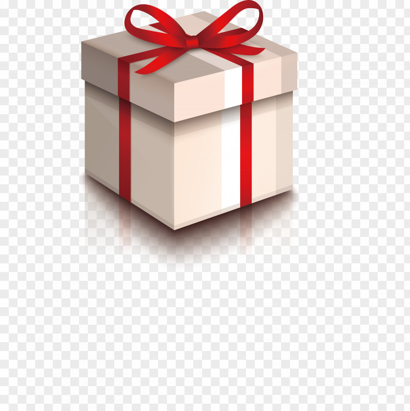 Red Ribbon Gift Box PNG