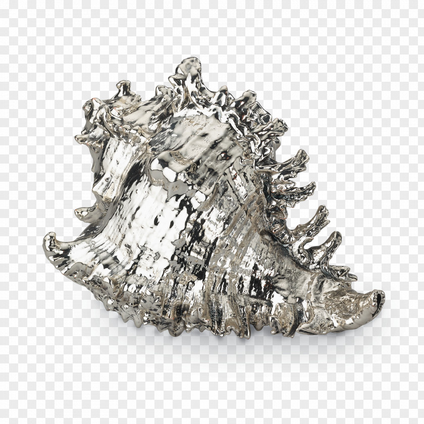 Silver Buccellati Chicoreus Ramosus Table Murex PNG