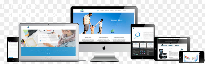 Smartphone Responsive Web Design Development Page PNG