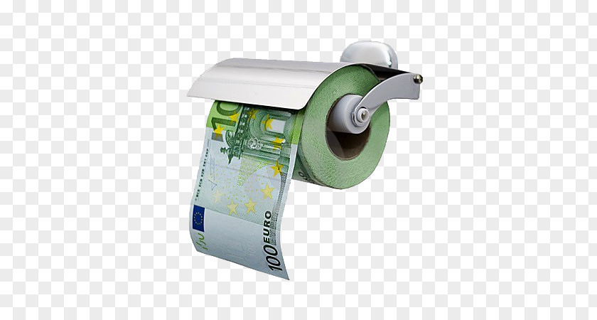 Toilet Paper 100 Euro Note Banknote PNG