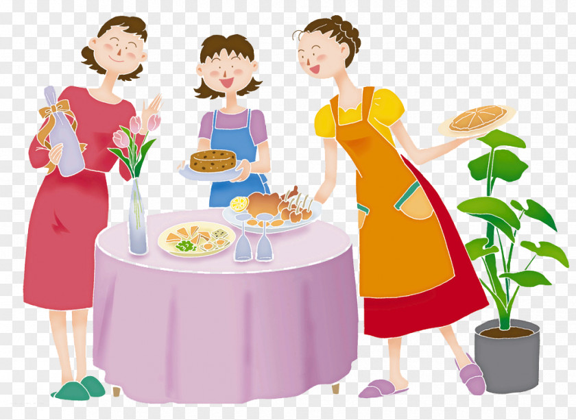 Dinner Family Material Life Insurance Royalty-free Illustration PNG
