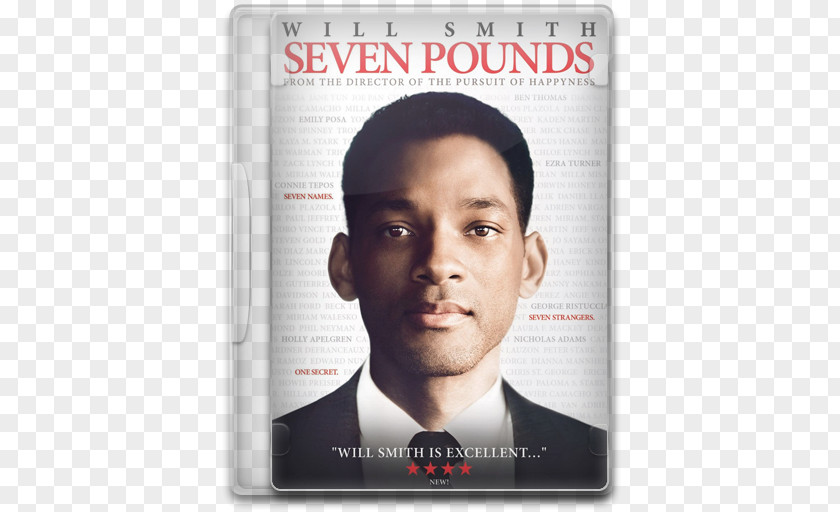 Dvd Gabriele Muccino Seven Pounds Ben Thomas Film Poster PNG