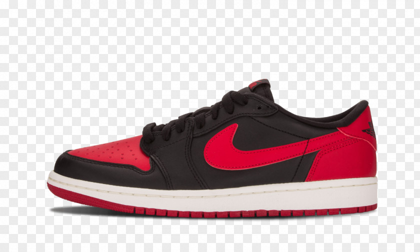 Nike Sports Shoes Air Jordan 1 Retro Low OG 'Bred' Mens Sneakers High Flyknit Men's PNG