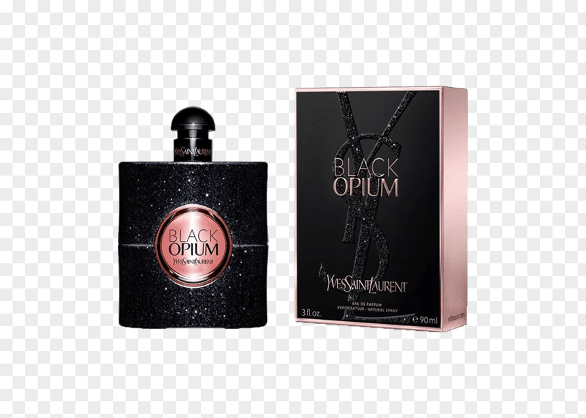 Perfume Black Opium Eau De Parfum Spray Yves Saint Laurent Toilette PNG