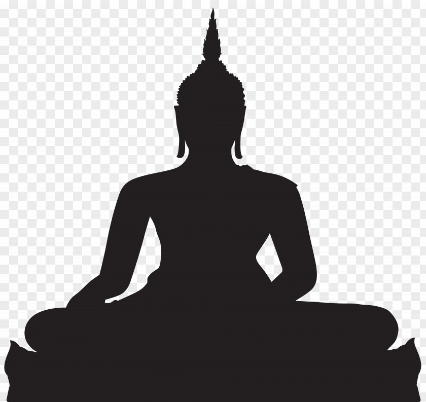 Buddhism Buddhist Meditation Silhouette Clip Art PNG