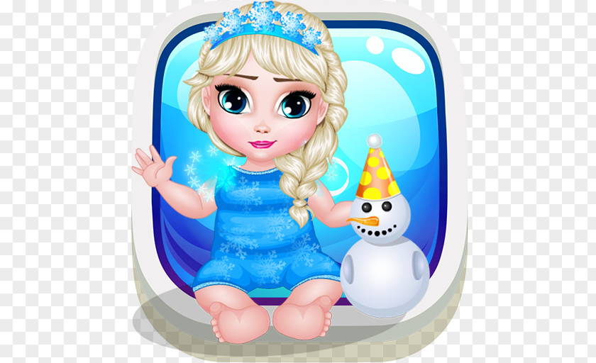 Elsa Disney Frozen Baby Doll Hazel Newborn 2 Games PNG