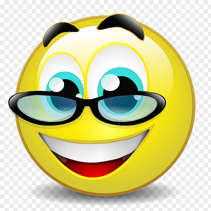 Mouth Glasses Emoticon PNG