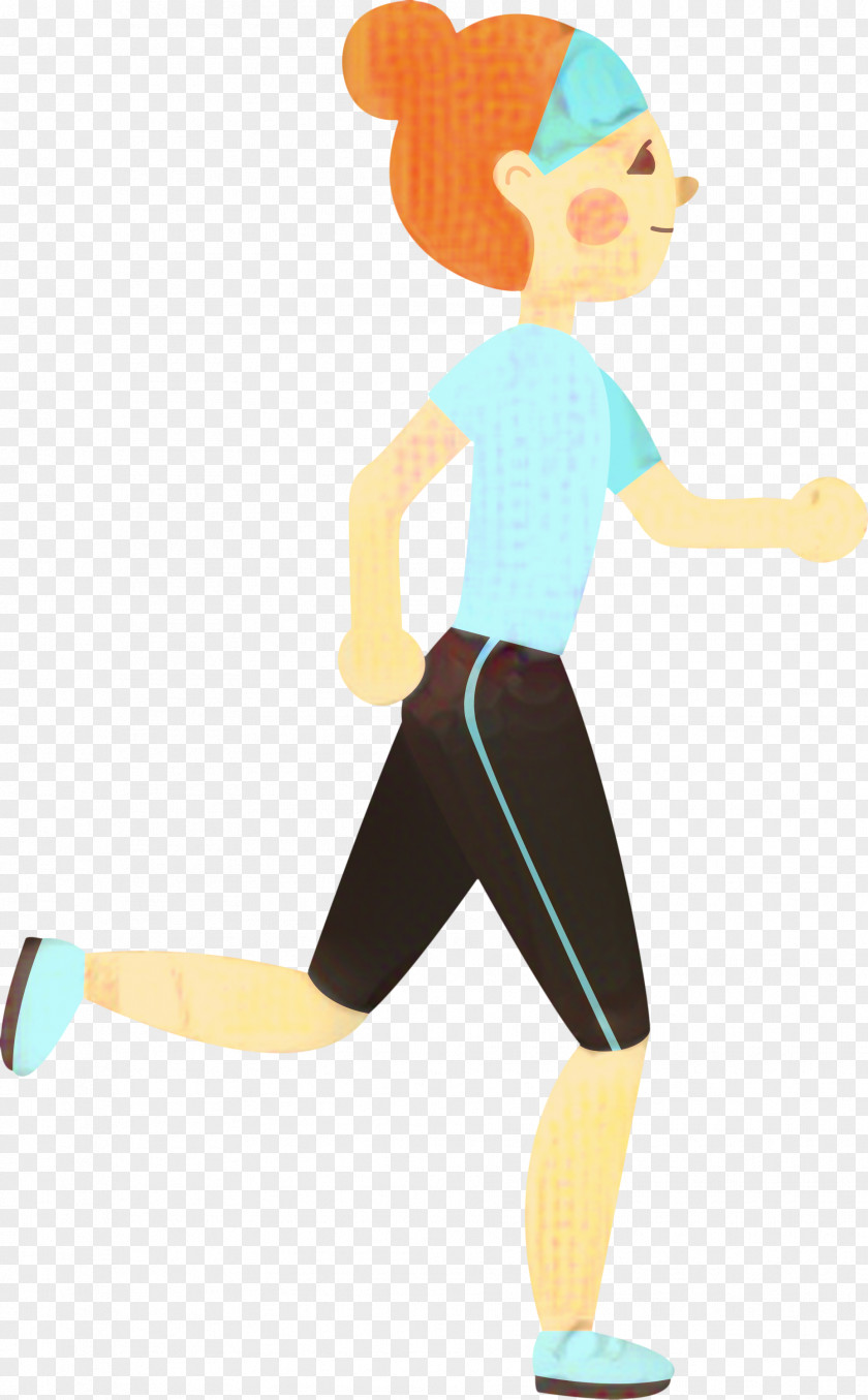 Lunge Style Fitness Cartoon PNG