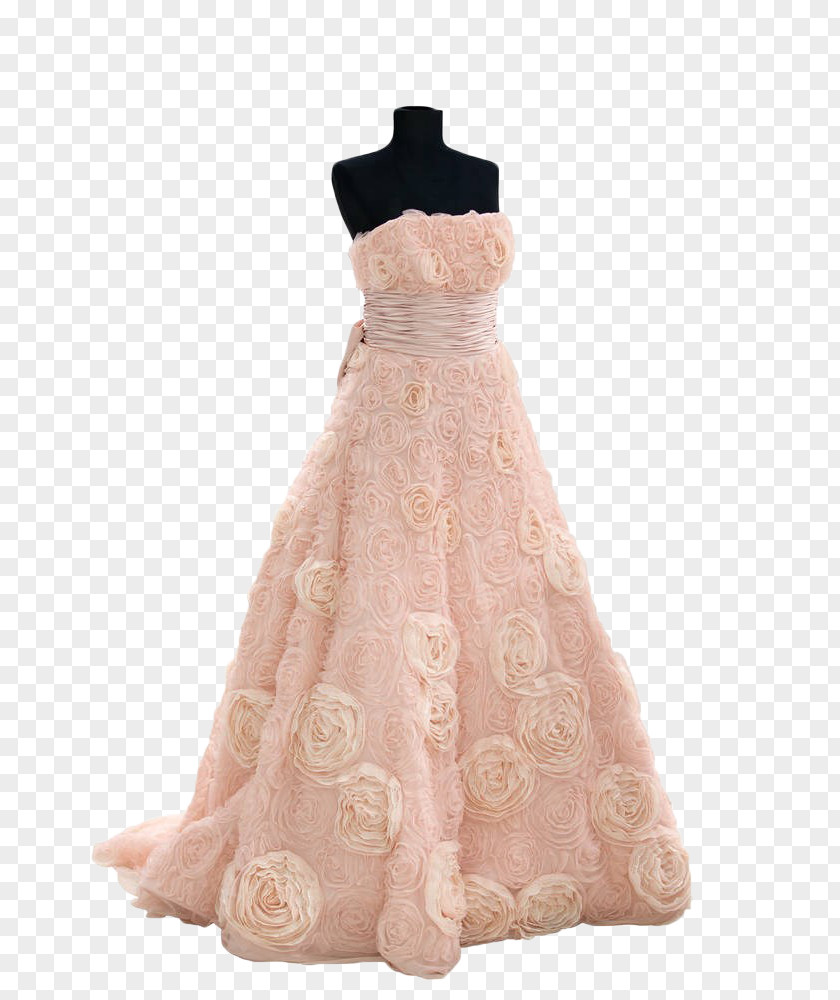 Pink Dress Skirt Wedding Stock Photography Mannequin Clothing PNG