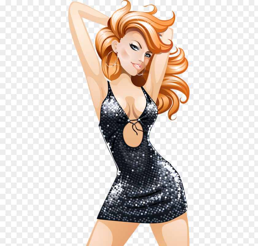 Woman Cartoon Drawing PNG