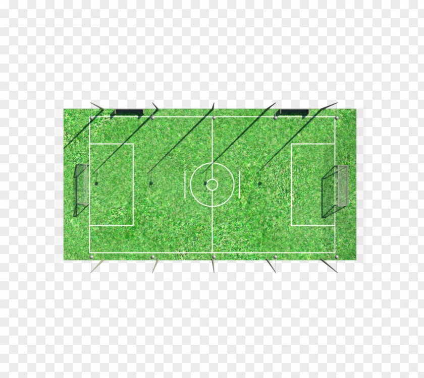 Cancha Futbol Rectangle Area Land Lot Grasses PNG