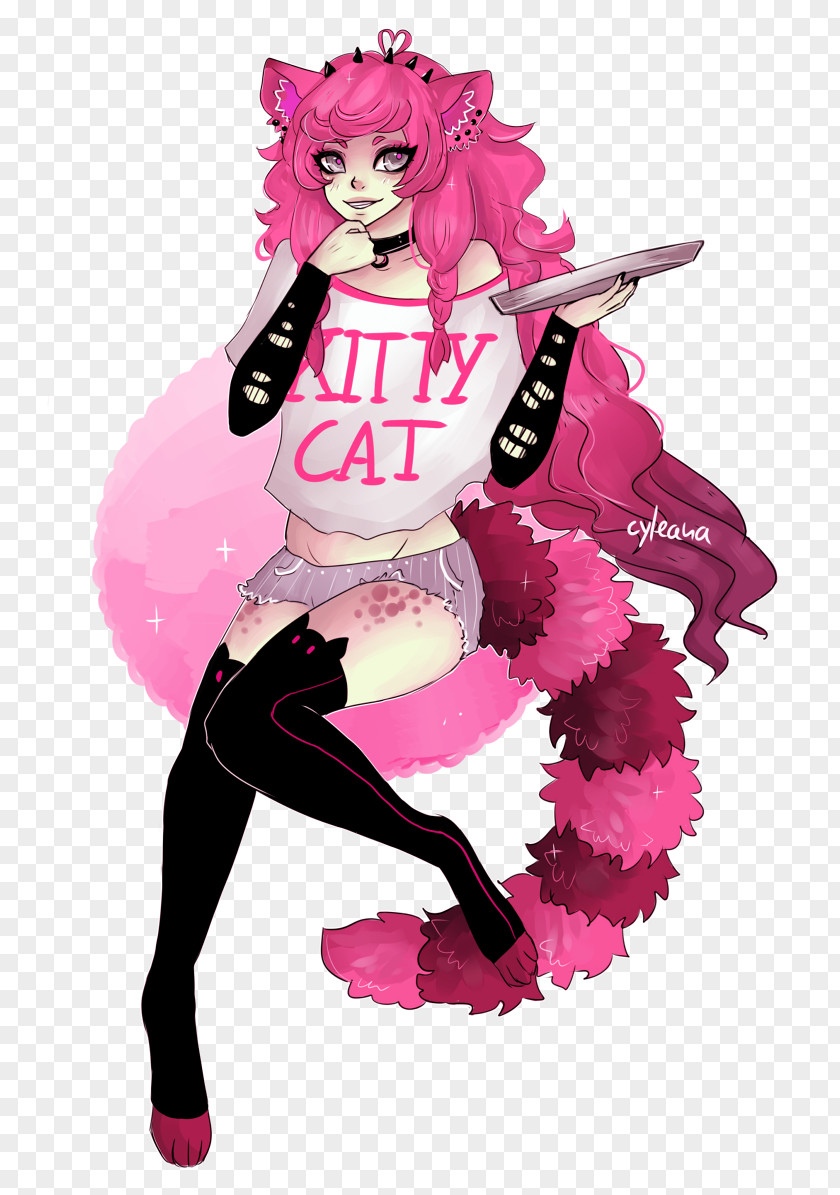 Costume Illustration Legendary Creature Cartoon Pink M PNG