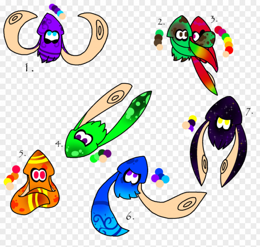 Splatoon 2 Squids Squid Cephalopod Octopus PNG