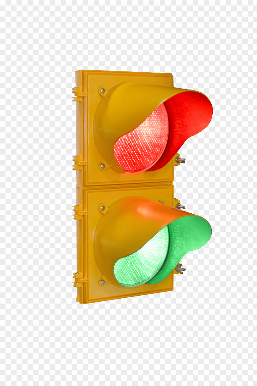 Traffic Light Yellow Road PNG