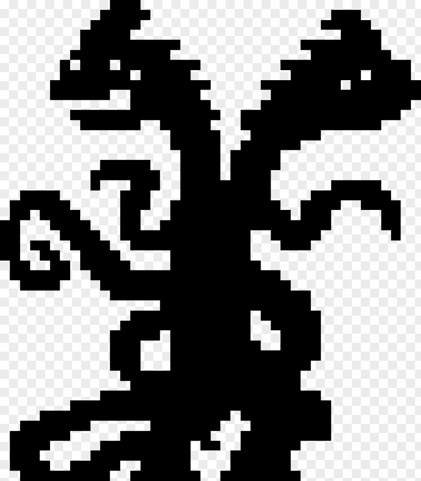 8 BIT Demogorgon Dungeons & Dragons Eleven Pixel Art Demon PNG