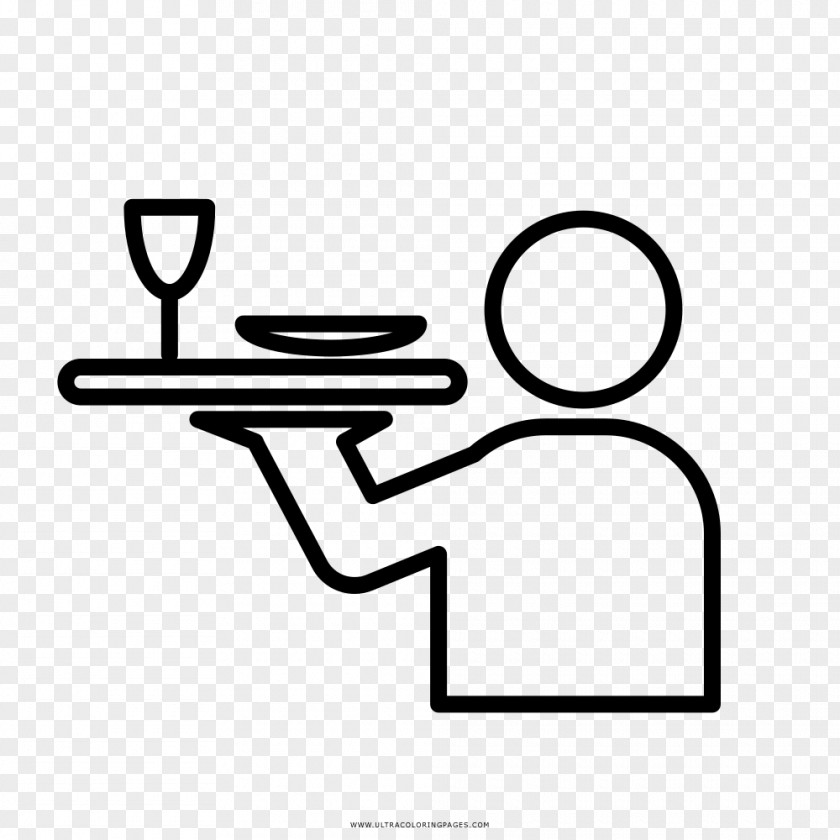 Chain Restaurant Posters Drawing Coloring Book Waiter Clip Art PNG