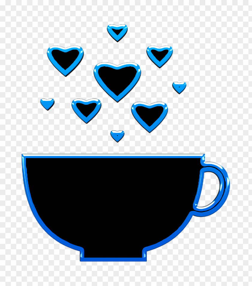 Food Icon HeartBeat Cup With Heart Bubbles PNG