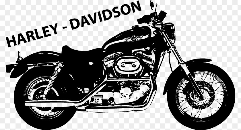 Harley Davidson Motorcycle Exhaust System Harley-Davidson Sportster Super Glide PNG